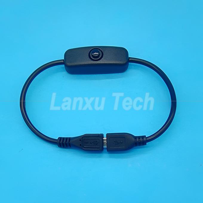 USB Type C Мужчина к женщине на отключенном Силиконовом крышке переключателя расширения кабеля для лампы вентилятора Raspberry Pi 6