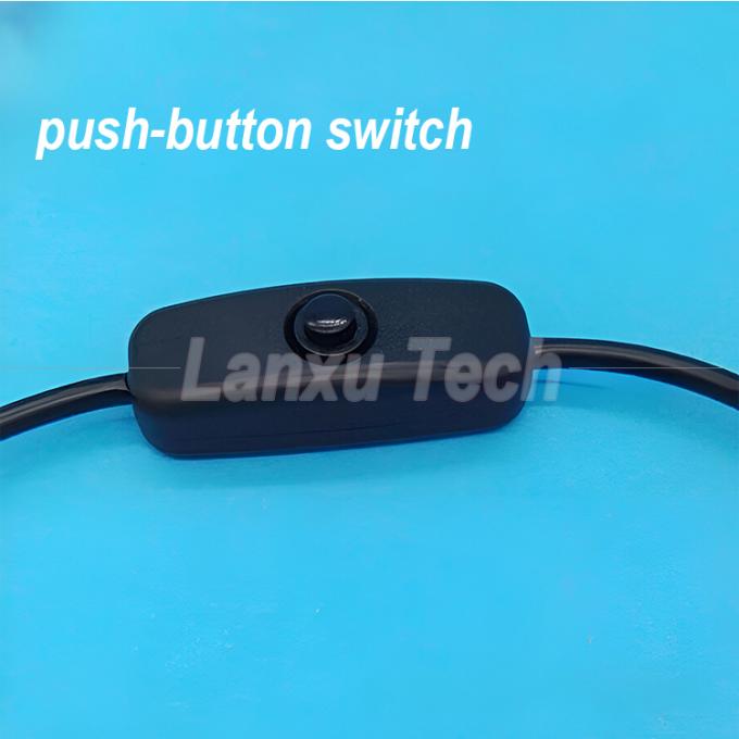 USB Micro B Мужчина к женщине расширение на выключенный кнопка 501 кабель переключателя 3