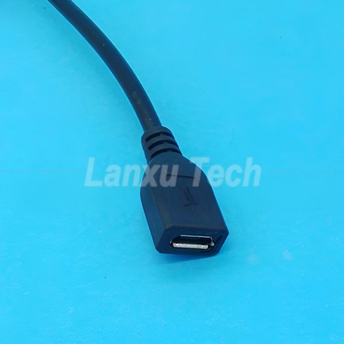 USB Micro B Мужчина к женщине расширение на выключенный кнопка 501 кабель переключателя 5