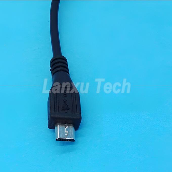 USB Micro B Мужчина к женщине расширение на выключенный кнопка 501 кабель переключателя 4