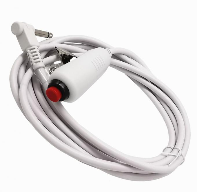 Custom 6.35 Single Button Switch Line Emergency Call Button Nurse Call Cable with Clip for Nurse Station Система вызова медсестер с одной кнопкой 0