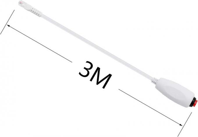 Специальный RJ11 6Pin 4Core Single Button Hand Grip Сестринский звонковый кабель с клипом для сестринской станции 3