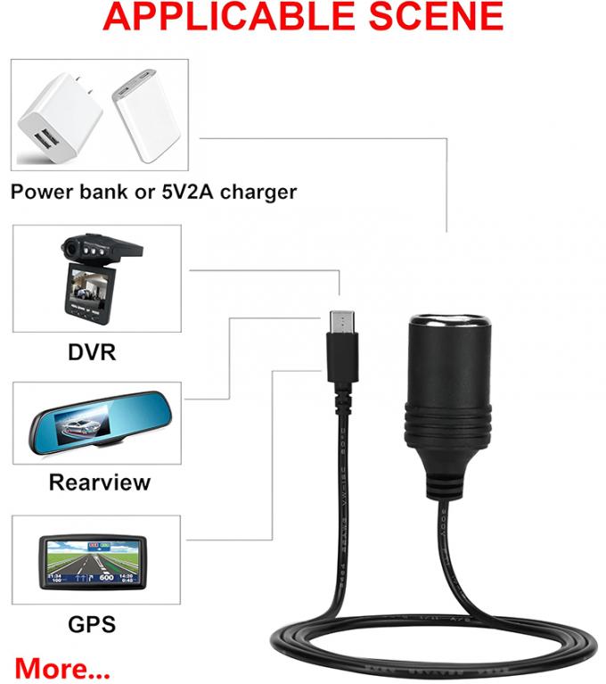 PD зарядка 12в выход USB тип C мужчина сигаретный зажигалка женский розетка электрический адаптер кабель для автомобиля 4