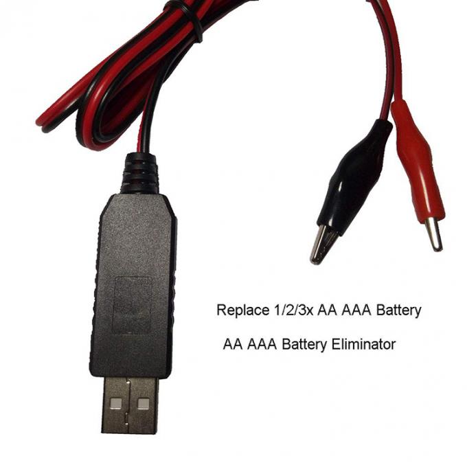 ААА ААА аккумулятор устранитель Repace аккумулятор USB 5v до 1.5v 3v 4.5v Шаг вниз зарядное устройство кабель для светодиодного света электрическая игрушка 2