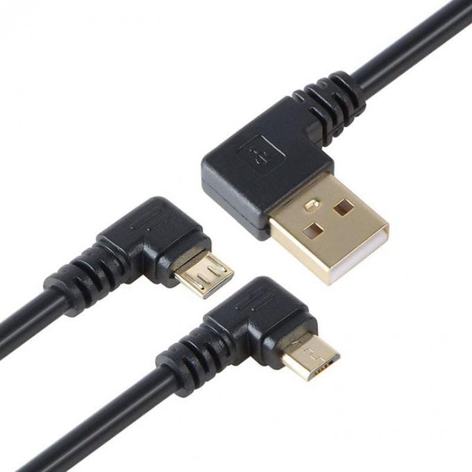 Угол USB в L-образный левый угол 90 градусов Micro V8 расширение кабеля для зарядки данных 0