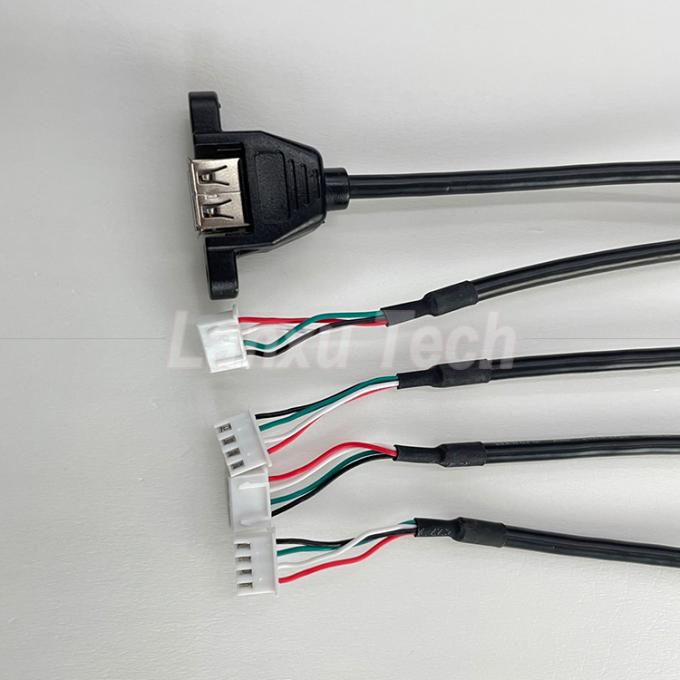 USB 2.0 панель Монтаж типа А до JST XH PH VH 4-принт кабеля 4