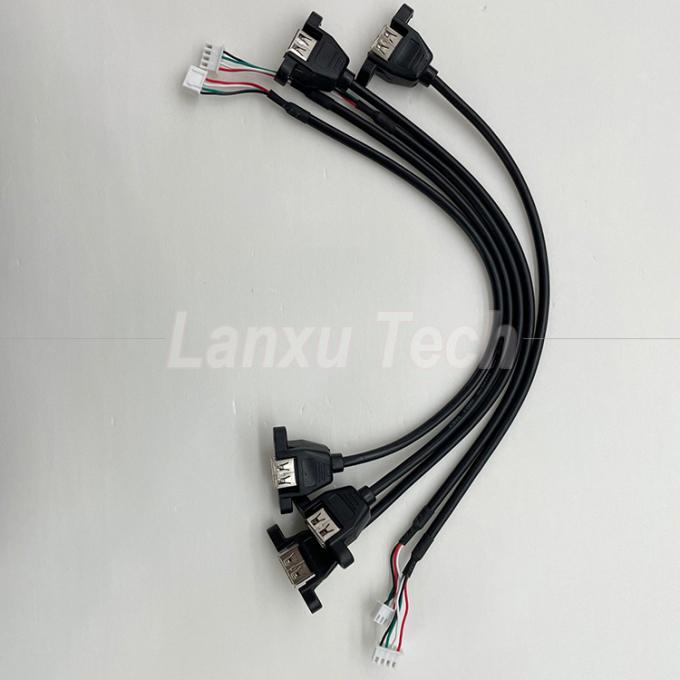 USB 2.0 панель Монтаж типа А до JST XH PH VH 4-принт кабеля 6