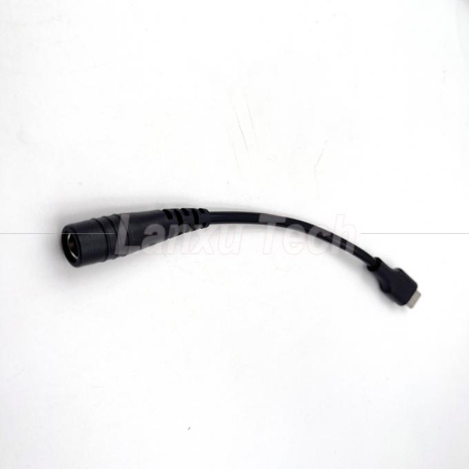 Кабель расширения зарядного устройства 5В USB типа C на постоянный ток 5,5x2,1 мм для фанфора светодиодного настольного фонаря 3