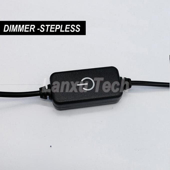 USB на DC Jack Stepless Dimmer для светодиодной световой ленты 4