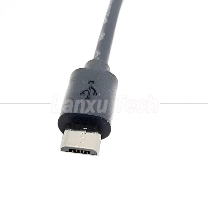 Micro USB Мужчина на DC 3,5x1,35 мм Женщина Джек Расширение кабеля питания для вентиляторов светодиодные ленты 3