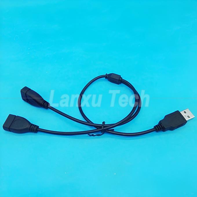 USB 2.0 Мужчина на 2 Двойной USB Женщина Джек Y Splitter Hub Электрический кабель Расширение кабеля адаптера 6