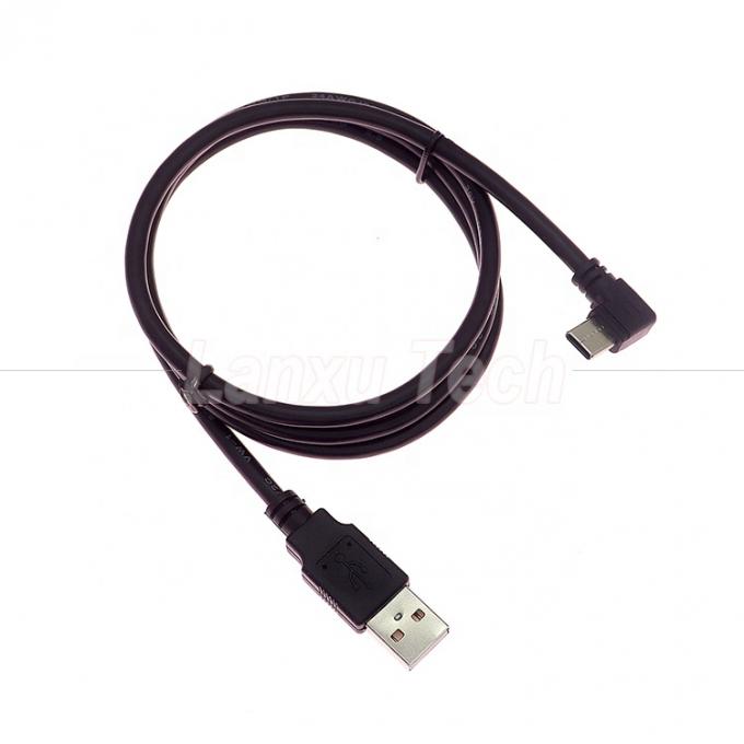 90 градусов прямого угла быстрая зарядка 2A USB 2.0 до типа C кабель расширения зарядного устройства 0
