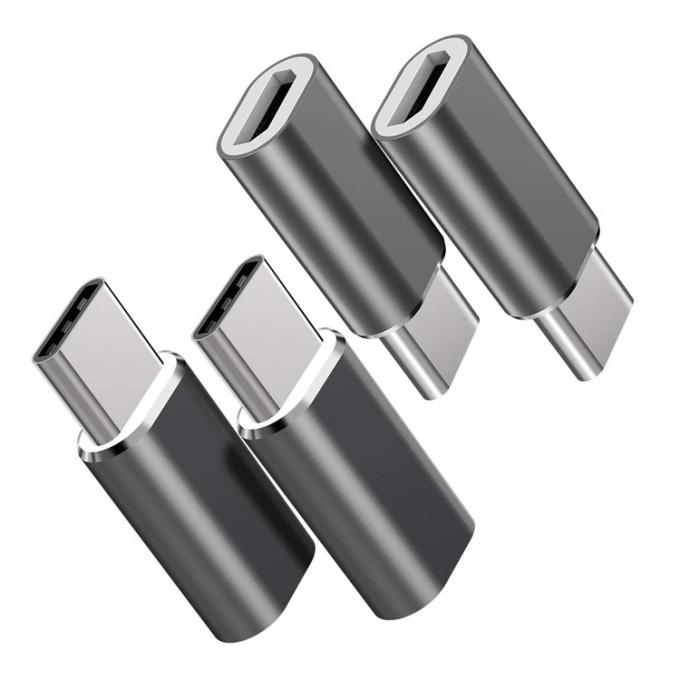 Подключается и играет металлическая оболочка Micro USB женского типа C мужского типа OTG преобразователь адаптер 0