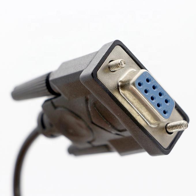 90 градусов правого угла мини-B USB на женский DB9 RS232 серийный кабель 2