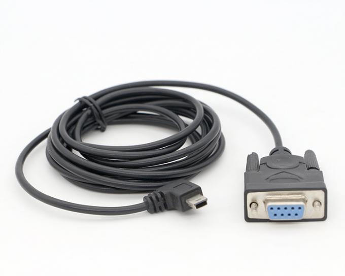 90 градусов правого угла мини-B USB на женский DB9 RS232 серийный кабель 6