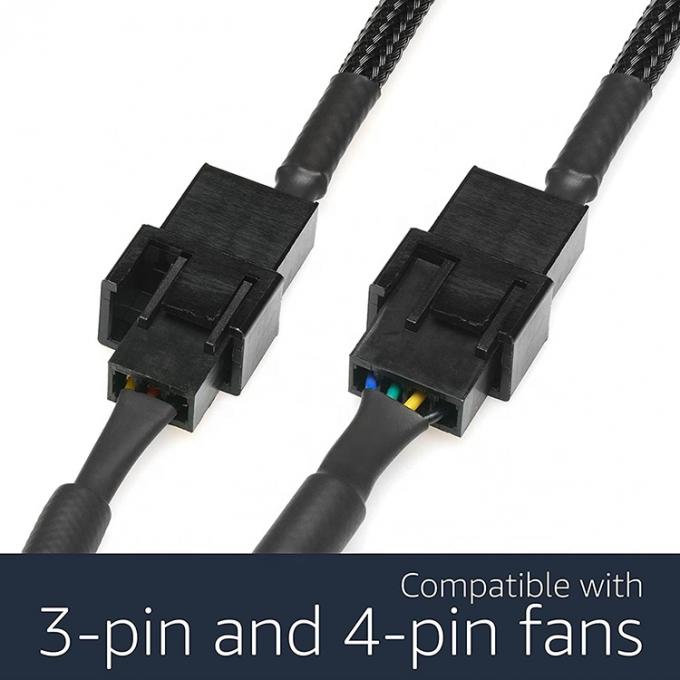 12В Step UP Boost USB на 3pin 4pin PWM PC Вентилятор Включенный отключенный кабель адаптера питания 5