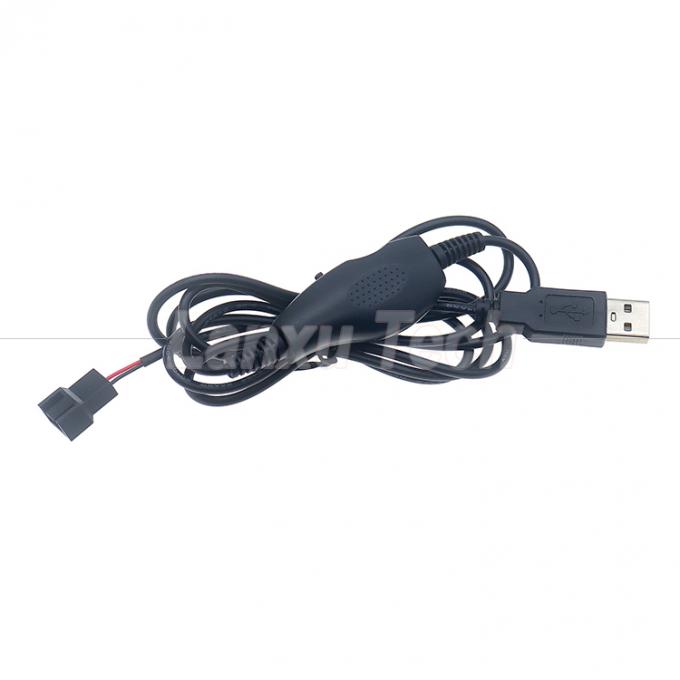 Регулируемый USB 5V Step Up Boost to DC 12V 3 Pin 4 Pin Connector Fan Speed Controller Power Adapter Cable for PC Cooling Fan 0