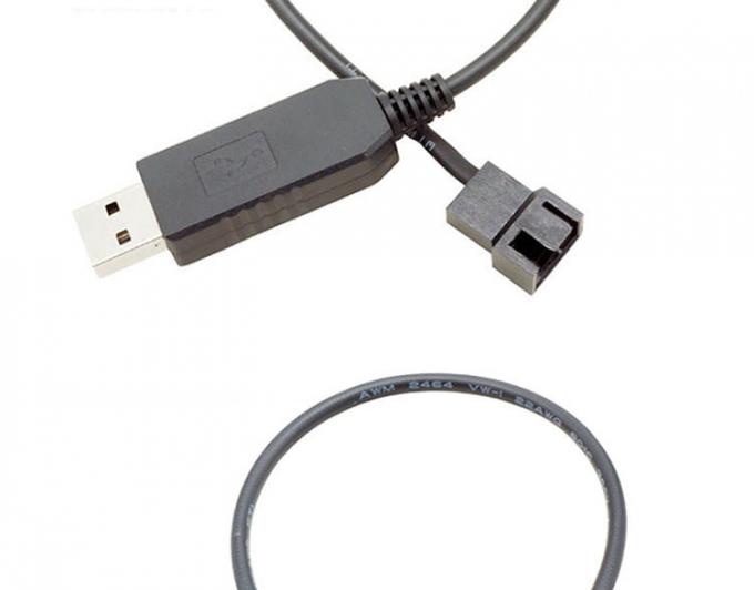 USB 5V до 12V напряжение Step Up 3 Pin и 4 Pin PC кабель адаптера питания вентилятора 4