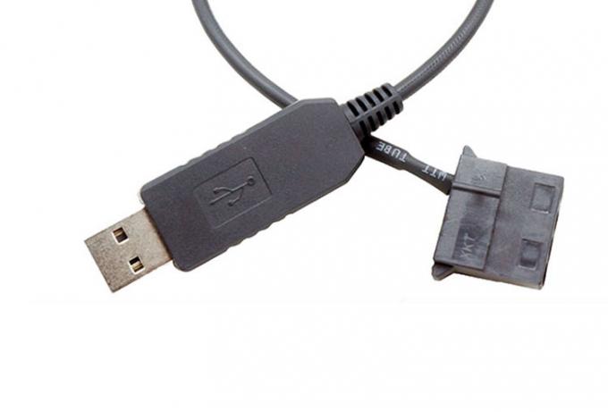 USB 5V до 12V напряжение Step Up 3 Pin и 4 Pin PC кабель адаптера питания вентилятора 5