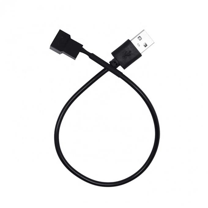 USB на 3 Pin 4 Pin Molex женский PWM 5V Case Компьютерный охлаждающий охлаждающий вентилятор питание адаптер соединительный кабель 3