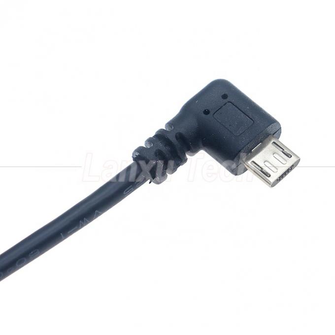 Портативный короткий 90-градусный правый угол Micro V8 на USB женский разъем OTG кабель адаптера для телефона ноутбук 3