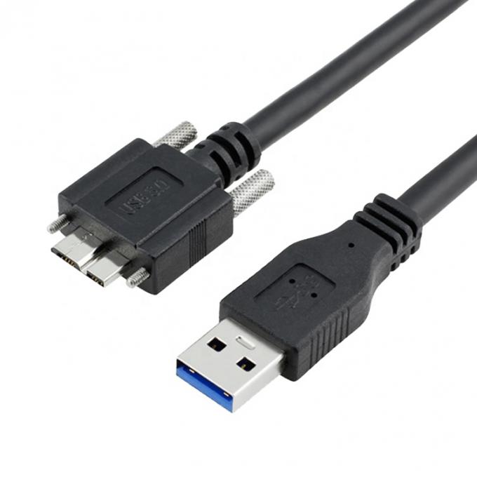 Высокоскоростной 5 Гбит/с винтовая панель с монтажом Micro B USB 3.0 расширительный кабель 3