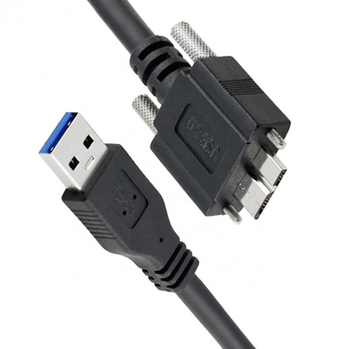 Высокоскоростной 5 Гбит/с винтовая панель с монтажом Micro B USB 3.0 расширительный кабель 4