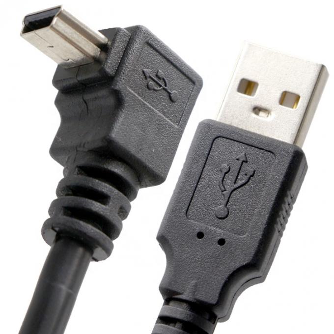 OEM Правый левый Вверх Вниз Угол 90 градусов MINI USB кабель для PS3 контроллер MP3 Камера 3