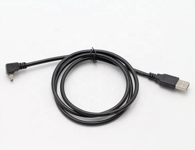 OEM Правый левый Вверх Вниз Угол 90 градусов MINI USB кабель для PS3 контроллер MP3 Камера 1