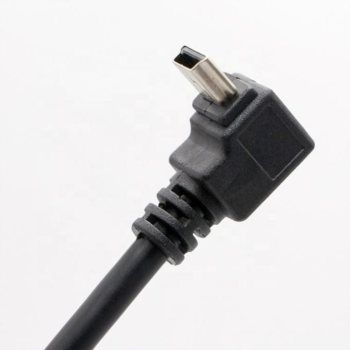 OEM Правый левый Вверх Вниз Угол 90 градусов MINI USB кабель для PS3 контроллер MP3 Камера 5