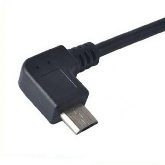 90 градусов угол Micro B на USB тип А женский OTG адаптер кабеля 1