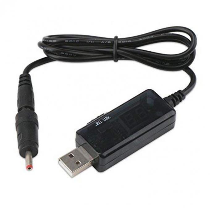 Дисплей с LED Multi Compatible Voltage Set Up Booster 5V до 9V 12V USB до кабеля для зарядки постоянного тока 3