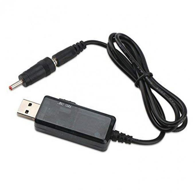 Дисплей с LED Multi Compatible Voltage Set Up Booster 5V до 9V 12V USB до кабеля для зарядки постоянного тока 7