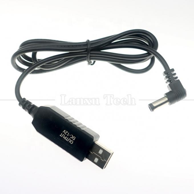 12В бустер USB 5V до 12V 90 градусный угол 5,5x2,1 мм Кабель Jack для Wi-Fi Router 2