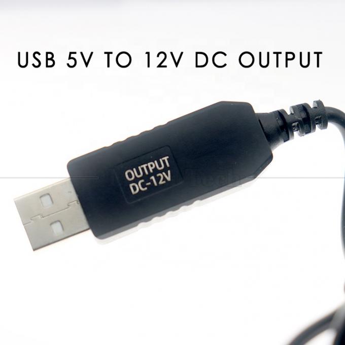 12В бустер USB 5V до 12V 90 градусный угол 5,5x2,1 мм Кабель Jack для Wi-Fi Router 4