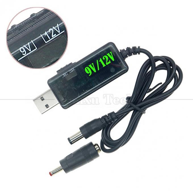 1m Drok 5V USB для повышения 9V 12V Step Up Multi Output DC Converter Cable для роутера модема 3