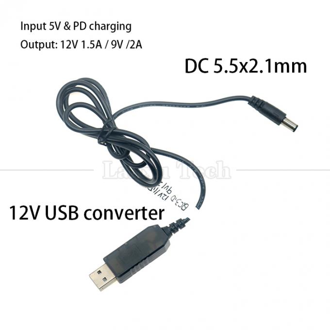QC3.0 QC2.0 QC зарядка большой выход 12V 1.5A 9V 2A 5V до 12V USB зарядное кабель для маршрутизатора светодиодной ленты 3