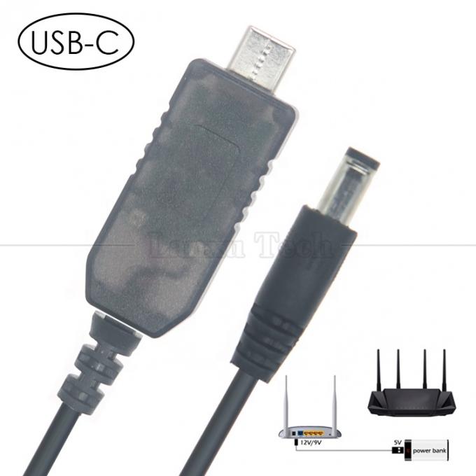 USB тип C в DC 5.5x2.1 мм 8.4v 7.4v 6v 4.5v 3.6v 3v 2.4v 9v 12v Выходной кабель для Wi-Fi маршрутизатора светодиодной световой ленты 5