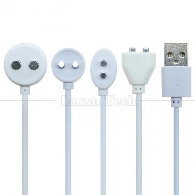 2 PIN USB Магнитная электрическая зубная щетка Красочные инструменты Сексуальные игрушки для взрослых Вибратор зарядное кабель 1