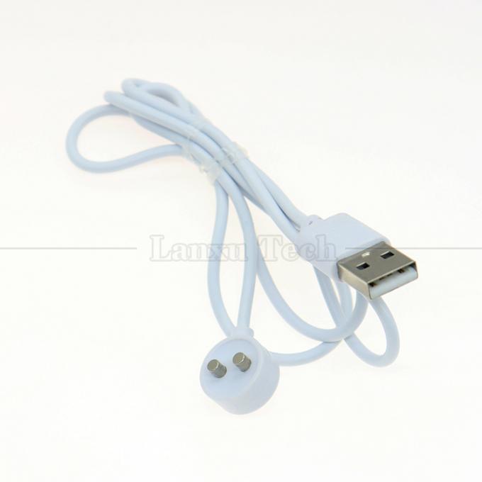 2 PIN USB Магнитная электрическая зубная щетка Красочные инструменты Сексуальные игрушки для взрослых Вибратор зарядное кабель 2