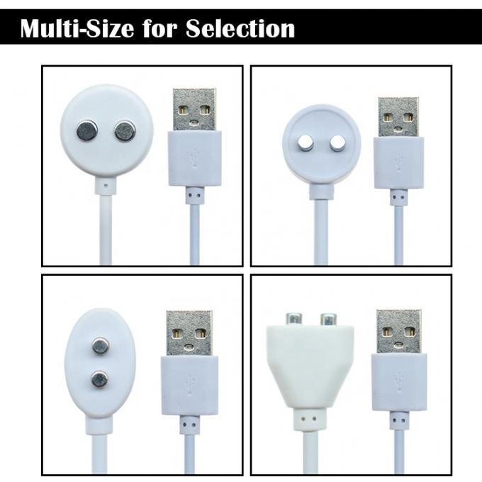 2 PIN USB Магнитная электрическая зубная щетка Красочные инструменты Сексуальные игрушки для взрослых Вибратор зарядное кабель 0