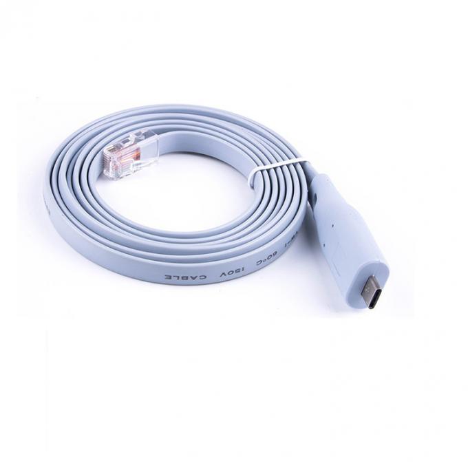 Кабель консоли серийного адаптера 6FT USB типа C на RJ45 для коммутатора маршрутизатора Cisco 4