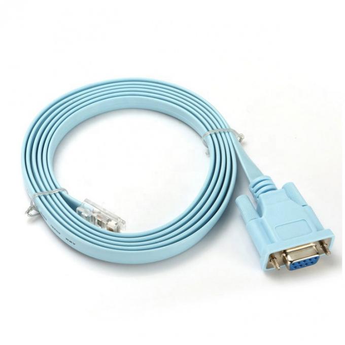 1.8M RS232 DB9 PIN женский к RJ45 сетевой консоли кабель для коммутатора маршрутизатора Cisco 2
