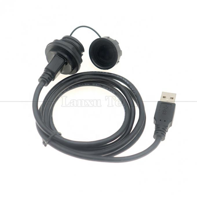 Водонепроницаемая мужская к женской панели монтаж USB типа А порт соединителя расширительный кабель 5