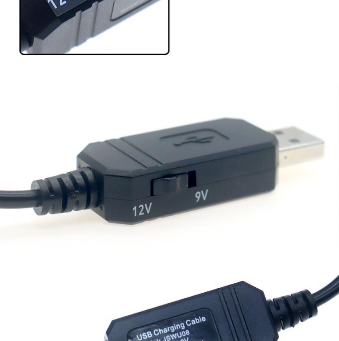 Высококачественный USB 5v до 9v 12v Step Up DC Power Cord Booster Cable для маршрутизатора 2