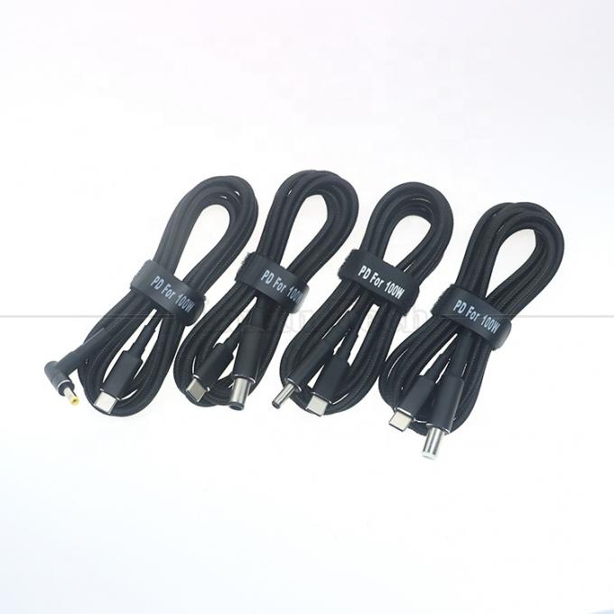 20В 5А 100В Dual E Mark Chip PD зарядка USB Type C на постоянный ток Кабельный кабель для ноутбука для HP Asus Lenovo Dell 0