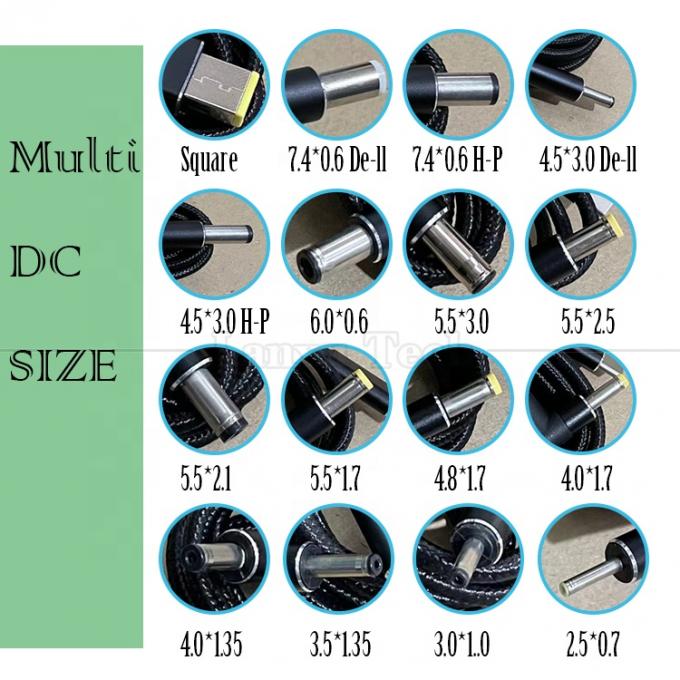 20В 5А 100В Dual E Mark Chip PD зарядка USB Type C на постоянный ток Кабельный кабель для ноутбука для HP Asus Lenovo Dell 1
