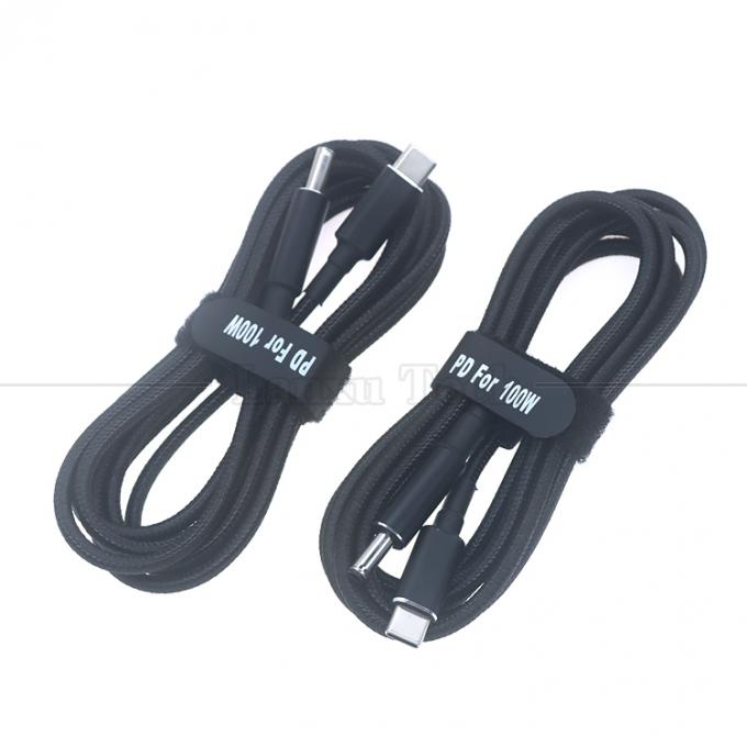 20В 5А 100В Dual E Mark Chip PD зарядка USB Type C на постоянный ток Кабельный кабель для ноутбука для HP Asus Lenovo Dell 4