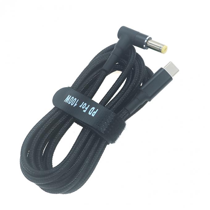 20В 5А 100В Dual E Mark Chip PD зарядка USB Type C на постоянный ток Кабельный кабель для ноутбука для HP Asus Lenovo Dell 5