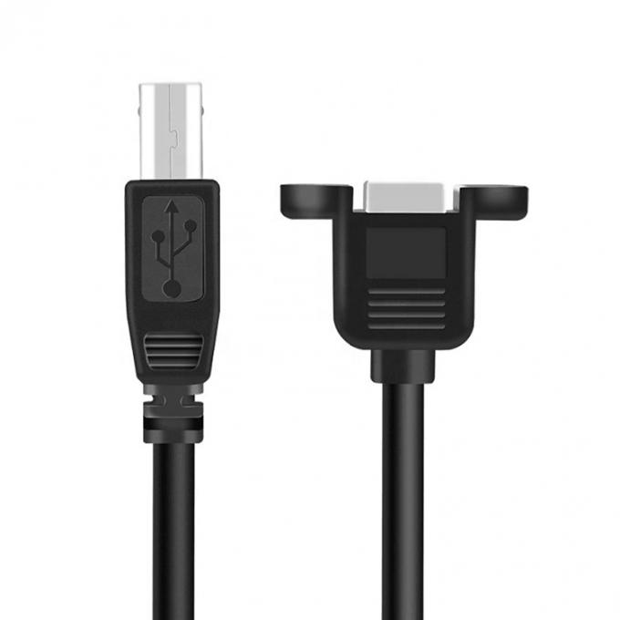 Винтовая блокировка штанги Мужчина к женщине панель монтаж USB 3.0 Тип B принтер расширения кабеля 5